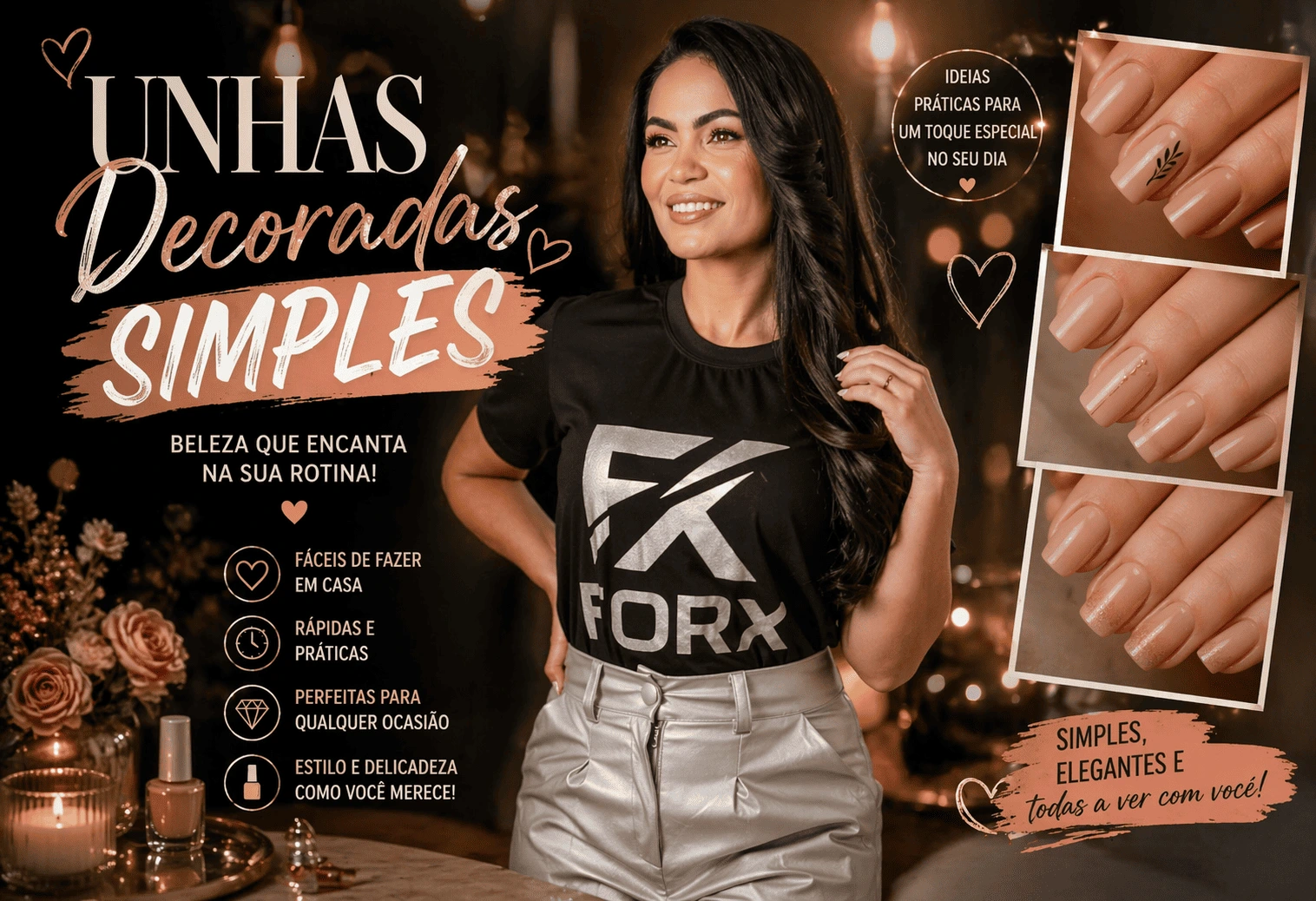 Unhas Decoradas Simples